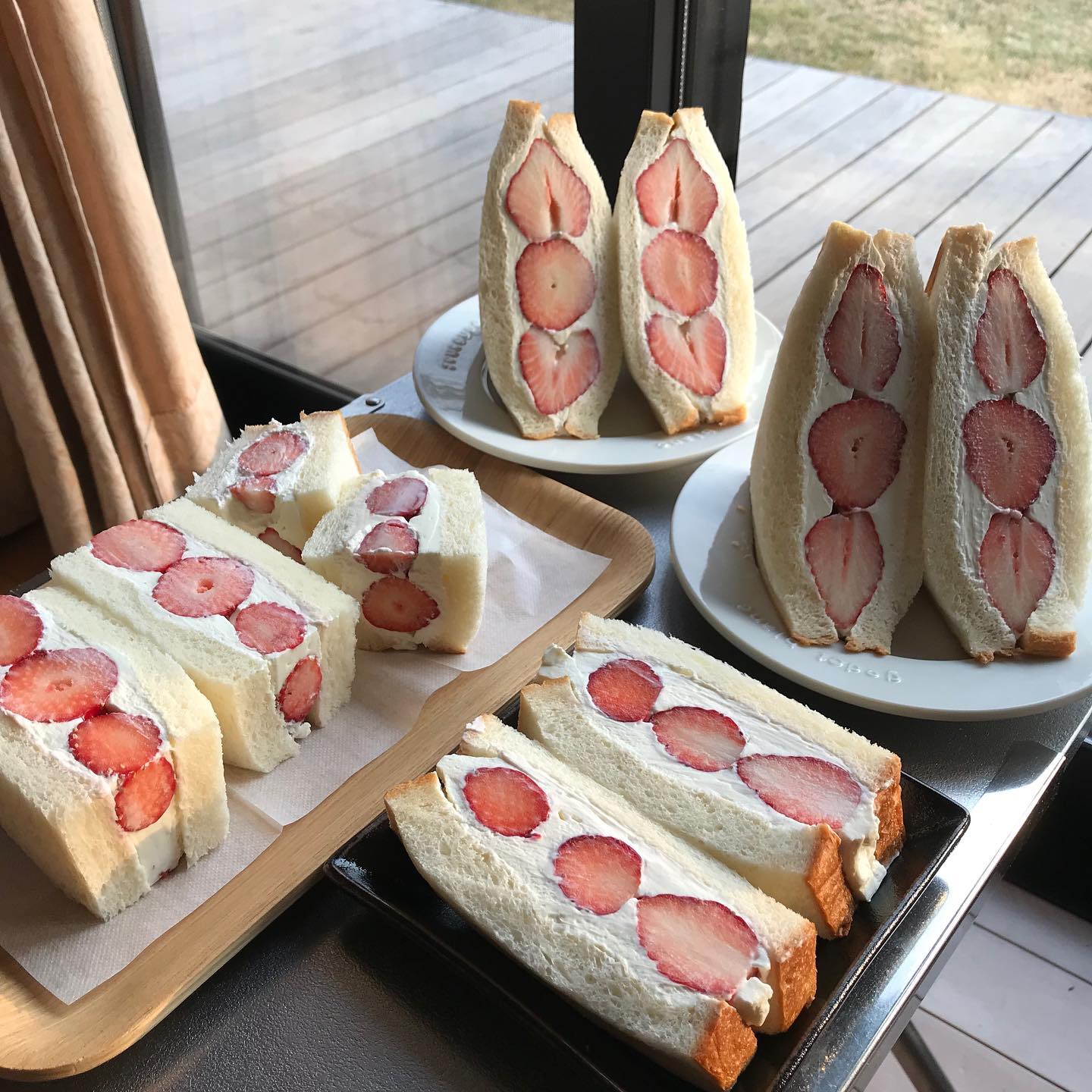 今まで作ったフルーツサンド&食パン&焼き菓子なぞも
